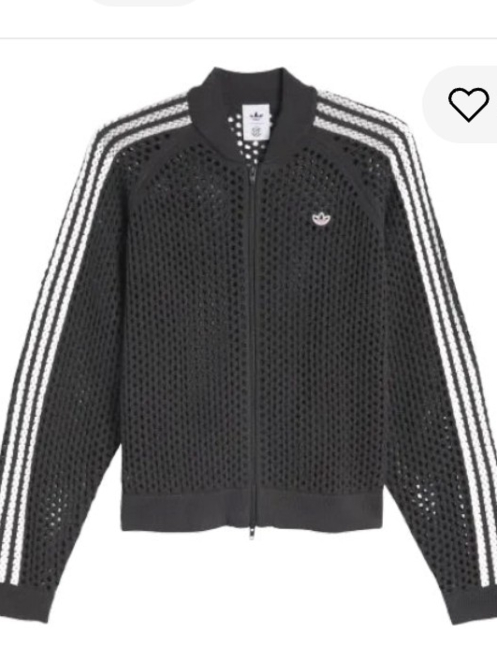 🪅Adidas Originals X CLOT Premium Crochet Track Jacket "Black Carbon"